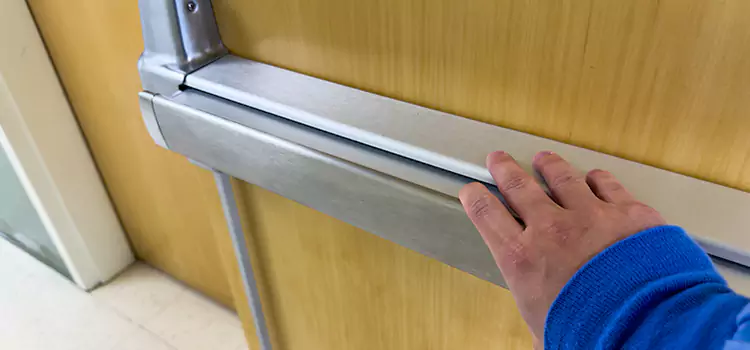 Installing a Push Bar on a Door State College
